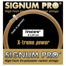 Cordages De Tennis Signum Pro Firestorm 12,2m gold metallic